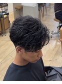 ツイスパフェザーパーマ