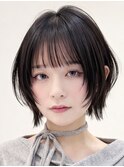 ショートカット髪質改善ショートボブ大人ガーリー韓国ボブ