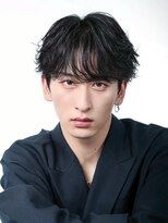 グレート(GREET) 吉祥寺フェザーパーマコンマバングセンターパートガイルヘア