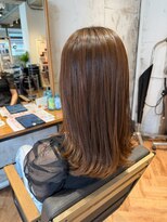 ヘアーショップ エヌアンドエー 越谷店(hair shop N&A)&nbsp;艶感とまとまりが映えるナチュラルミディアムレイヤー