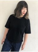 外国人風グレージュグラデーションカラー