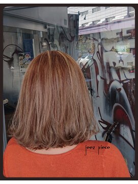 サロン ド ジーズ ピース(Salon de JEEZ PIECE) ☆ハイライトたっぷり軽やかボブ☆