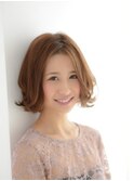 外はねフンワリレイヤーボブ