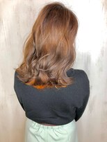 ソース ヘア アトリエ 京橋(Source hair atelier) 【SOURCE】インナーカラーオレンジ