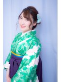 【下北沢＊I'll b hair＊】袴に似合う★後れ毛編み込みアレンジ