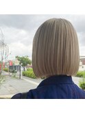 ブロンドボブ#ブリーチ#ハイライト#Wカラー#ダブルカラー