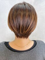 アイティーバイアルバム 藤沢店(IT by ALBUM) ブリーチなしハイライトショート_マッシュショート_ba344741