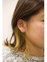 ウィーブス セタガヤ(weaves -SETAGAYA-)&nbsp;インナーカラー×レモンイエロー【weaves-SETAGAYA-】