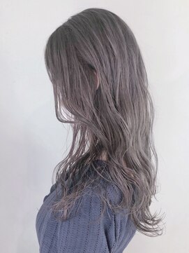 アイティーバイアルバム 藤沢店(IT by ALBUM) ロングアッシュ_くびれヘアビタミンカラー_ba340221