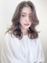 アルバム 池袋(ALBUM) グレージュハイライト_グレージュカラーボブウルフ_88673