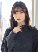 【白川】20代30代40代シースルーバングレトロガーリー23.2.17