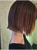 切りっぱなしボブ