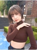 ボブ/ミニボブ/ミディアム/切りっぱなしボブ