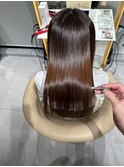 ★前髪カタロググレーベージュレイヤーロングアッシュブラック★