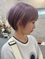 サンク 原宿 表参道(cinq)&nbsp;ショートボブくびれショートヘア切りっぱなし長めボブ20代30代