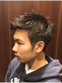 ソフトモヒカン/30代/田町//ショート/理容室/ビジネスマン