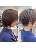 アンド ストーリーズ(&STORIES)&nbsp;ひし形ショート/前下がりショート/絶壁解消30代/40代【橋本】