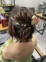 ウェイビー 桜木町店(WAVY)&nbsp;【WAVY hair set】ふわふわハーフアップ