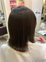 フォーチューン Hair&Spa Fortune&nbsp;切りっぱなしボブ/グレージュアッシュ/アッシュオリーブ