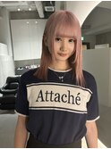 ホワイトピンク/ピンクカラー/秋カラー
