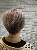グレイヘアーも色味補正でキレイヘアに