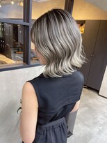 サニー 渋谷(SUNNY) バレイヤージュ、ハイライト、レイヤーカット、グレージュ