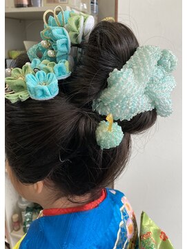 遊イング(遊ing) 七五三、日本髪