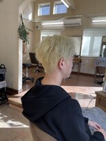 メルク(merc)&nbsp;ダークアッシュ/アッシュブラック/カルマパーマ/ベリーショート