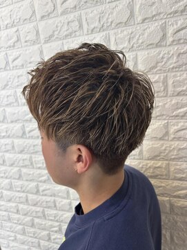 ニューヨークニューヨーク 新田辺店(NYNY) メンズ　ショート×ハイライト