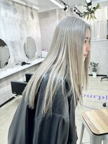 パープル(purple)&nbsp;シルクホワイトパール