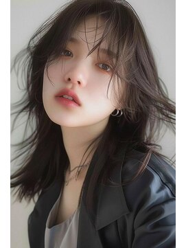 ラナ 新宿(lana) ミディアム/レイヤー/顔まわりカット【lana hair/新宿】