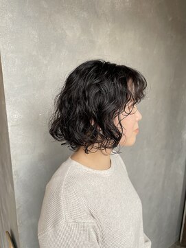 スロウヘアシェア(slow hair×share) フレンチボブパーマ