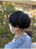 インナーカラー BLUE×BLACK
