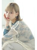 ミルクティーグレージュカラー×外ハネボブ