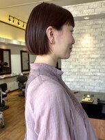 ヘアークルーズピース (hair cruise Piece)&nbsp;ミニボブ/フルバング　カシスカラー