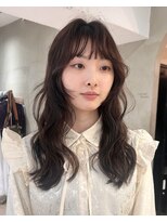 ローレン(LOREN)&nbsp;イメチェン/ホワイトブロンド/外ハネボブ/ワイドバング/栄名古屋