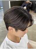 熊本メンズパーマ センターパート ニュアンスパーマ MEN'S HAIR