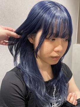 ラフィスヘアー シン 大分店(La fith hair SHIN) 【La fith】韓国レイヤー×透明感ブルー