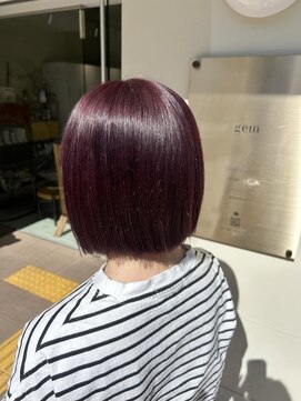 ジェムバイアルテフィーチェ(gem by artefice) ラベンダーピンクカラー