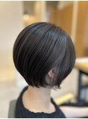 丸みショートボブ