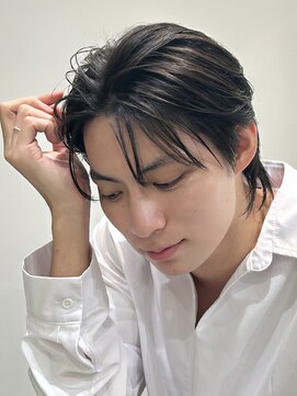 ロンドオム 池袋(Lond Homme) men's/メンズ/ダウンパーマ/黒染め/韓国/ブルーブラック/池袋