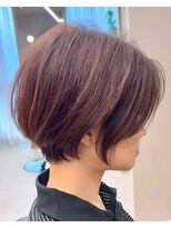 リアン アオヤマ(Liun Aoyama)&nbsp;耳かけ丸みショート/レイヤー/30代/40代/50代