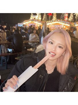 リングバイモアムー(Ring by Moremuu) 【青木　淳】ホワイトピンクベージュ/ハイトーン