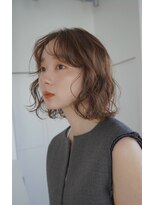 タス(tas) やわらかボブパーマ 似合わせカット顔周り顔まわり髪質改善