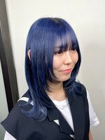 アイドットプラスフェリシア 表参道(i.+FERiCIA.)&nbsp;ミディアムウルフ/レイヤーウルフカット/顔まわりレイヤーカット