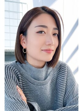 ファイン 美容室 深川店(FINE) 似合わせカット30代40代暗髪ボブ◎髪質改善で艶めく美髪