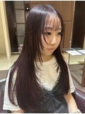 顔周りシャギーレイヤー