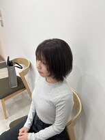 ソソ(soso.) ショートウルフ/暗めカラー/グランマッシュ/木更津