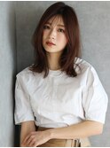 大人ガーリー/似合わせカット/イメチェン/前髪/水素カラー