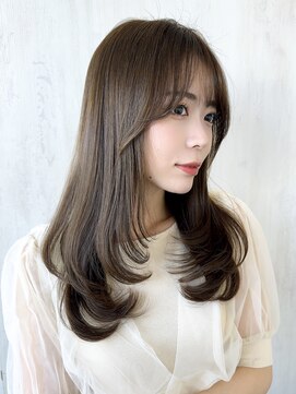 プラチナ(PLATINA) 大人可愛いレイヤーカット顔まわりレイヤー韓国風20代30代40代